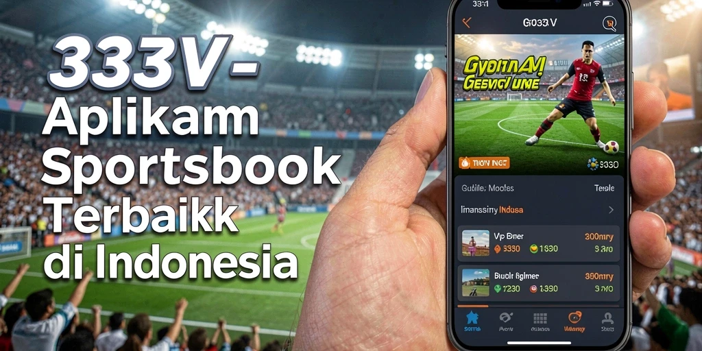 Tampilan menarik aplikasi 333V dengan fitur taruhan olahraga yang lengkap.