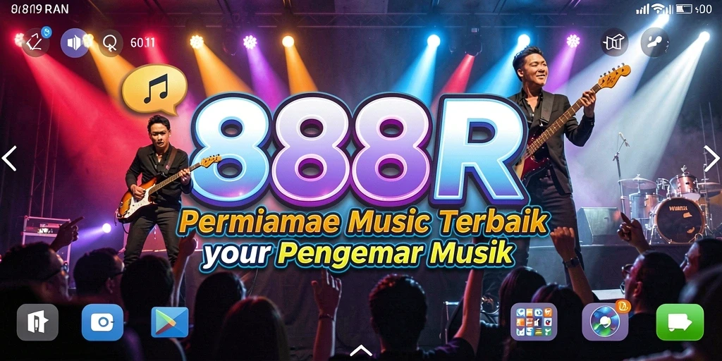Gameplay menarik dengan berbagai pilihan lagu musik.
