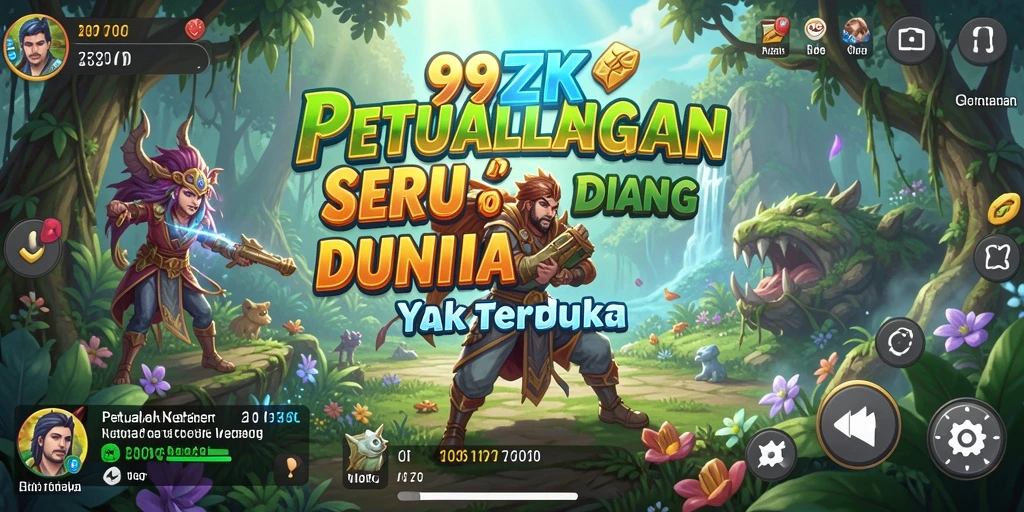 Tampilan gameplay seru dalam petualangan 99ZK dengan berbagai tantangan.