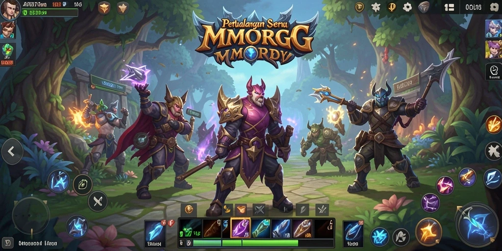 Tampilan gameplay A7777 yang penuh aksi di dunia MMORPG.
