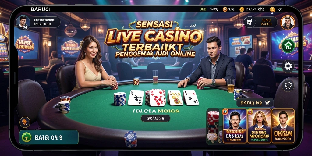 Tampilan gameplay menarik di BARU01 dengan dealer langsung.