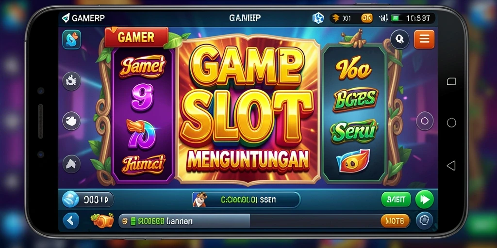 Tampilan gameplay GAMERP yang menarik dan penuh warna.