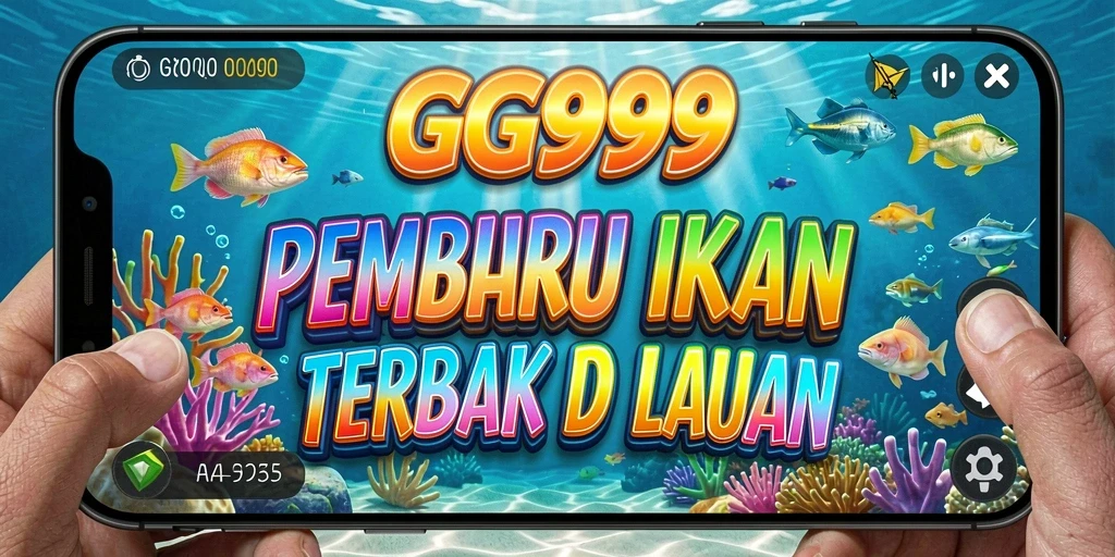 Tampilan gameplay GG999 yang menampilkan aksi memancing yang seru.