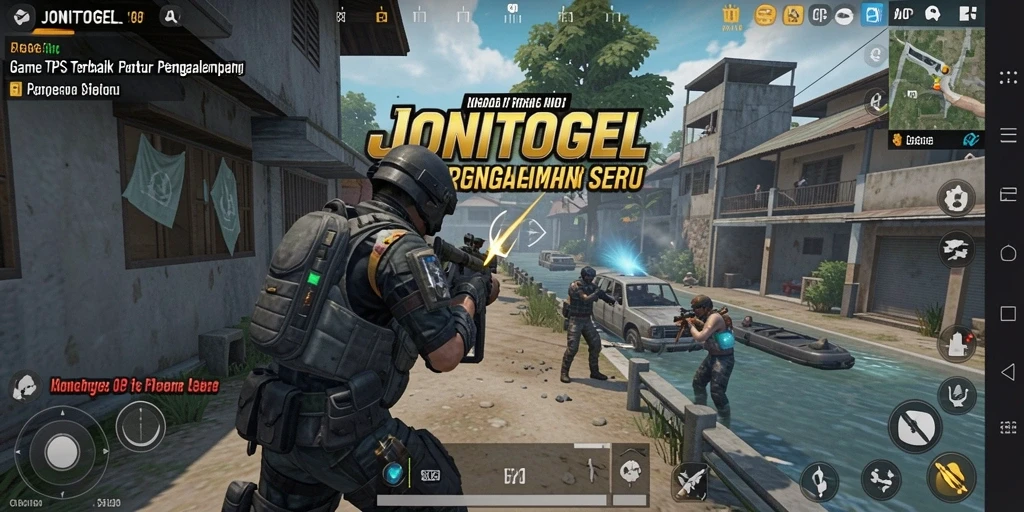 Tampilan gameplay seru dan mendebarkan dari JONITOGEL.