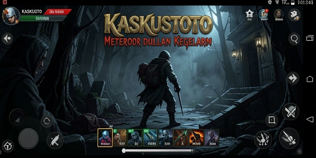 Memperlihatkan suasana gelap dan mencekam dalam KASKUSTOTO.
