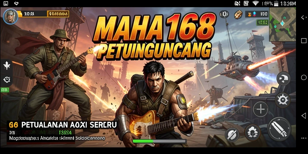 Tangkapan layar permainan MAHA168 dengan aksi mendebarkan dalam pertarungan.