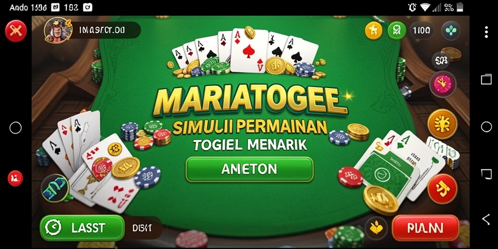 Tampilan gameplay MARIATOGEL yang seru dan interaktif.