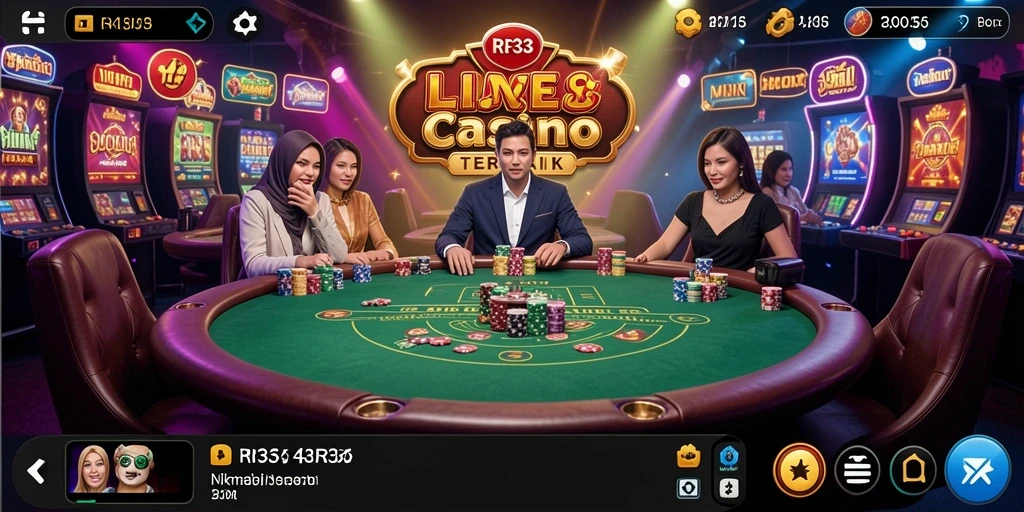 Tampilan gameplay menarik di aplikasi Live Casino RR33.