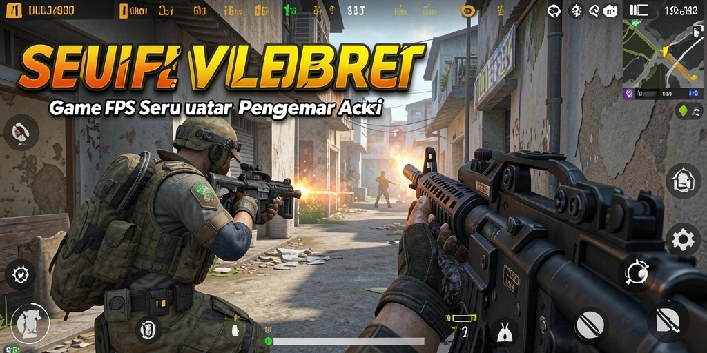 Screenshot menampilkan aksi seru dalam permainan FPS SULEBET.