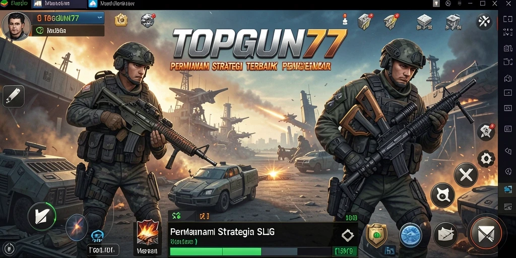 Tangkapan layar permainan TOPGUN77 dengan aksi SLG yang mendebarkan.